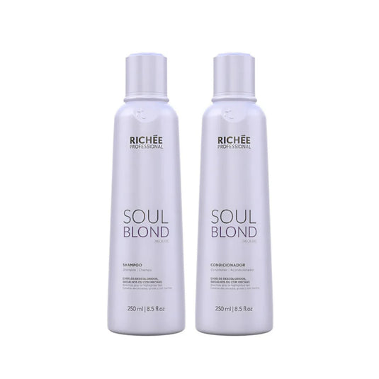 Kit Richée Soul Loira Shampoo + Condicionador 250 ml