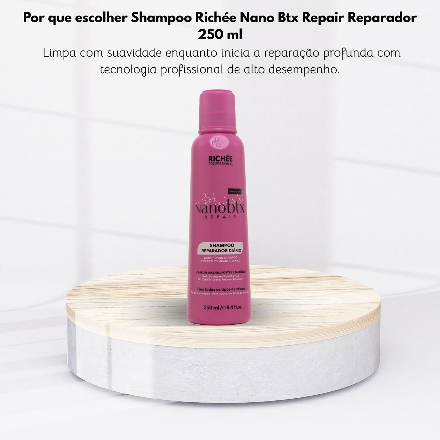 Shampoo Richée Nano Btx Repair Reparador 250 ml