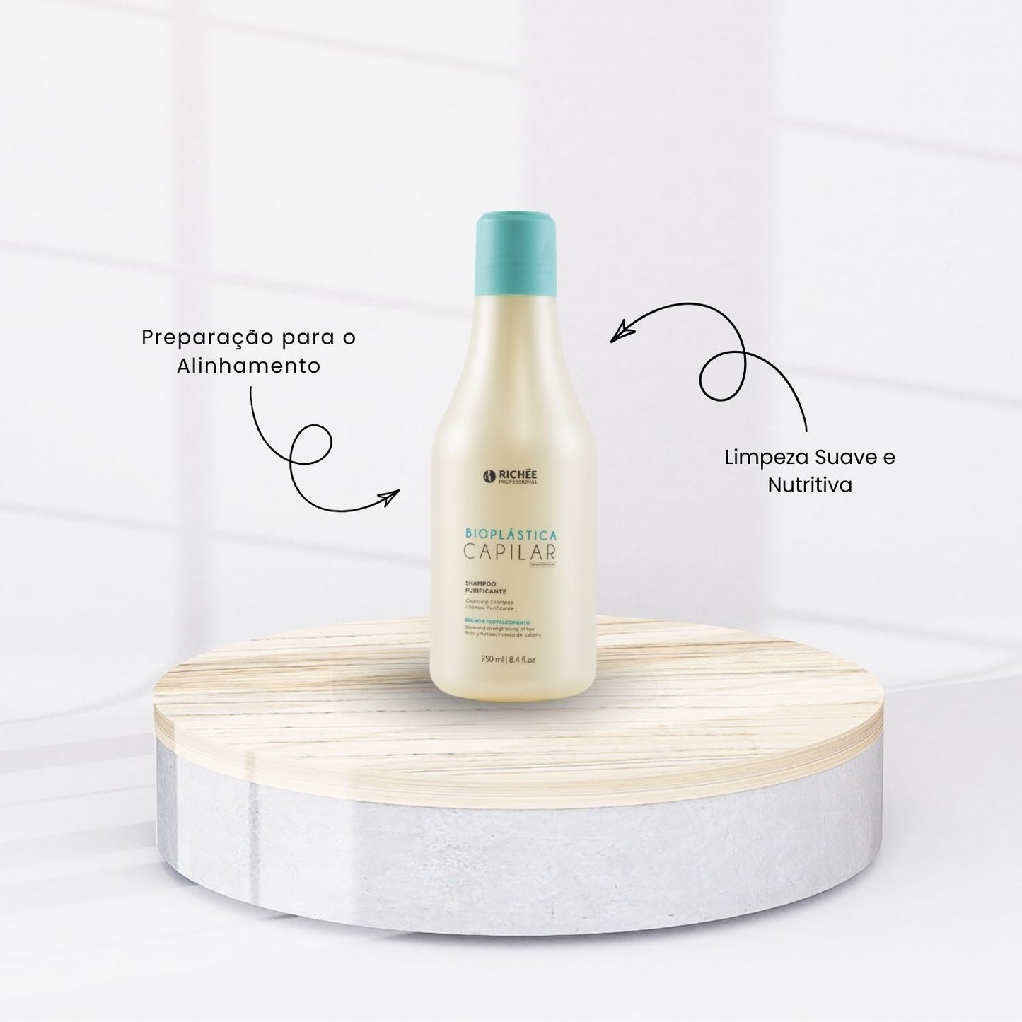 Kit Richée Bioplástica Shampoo + Condicionador (2x250 ml)