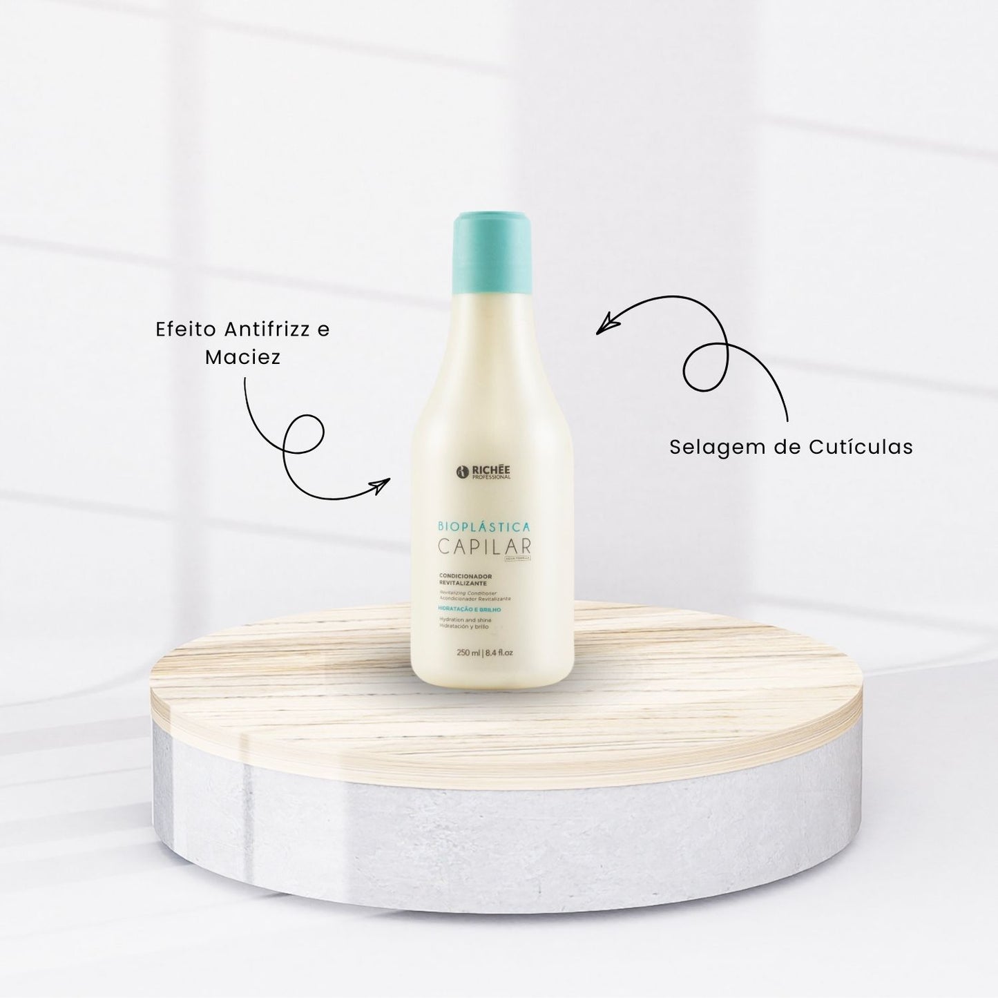Kit Richée Bioplástica Shampoo + Condicionador (2x250 ml)