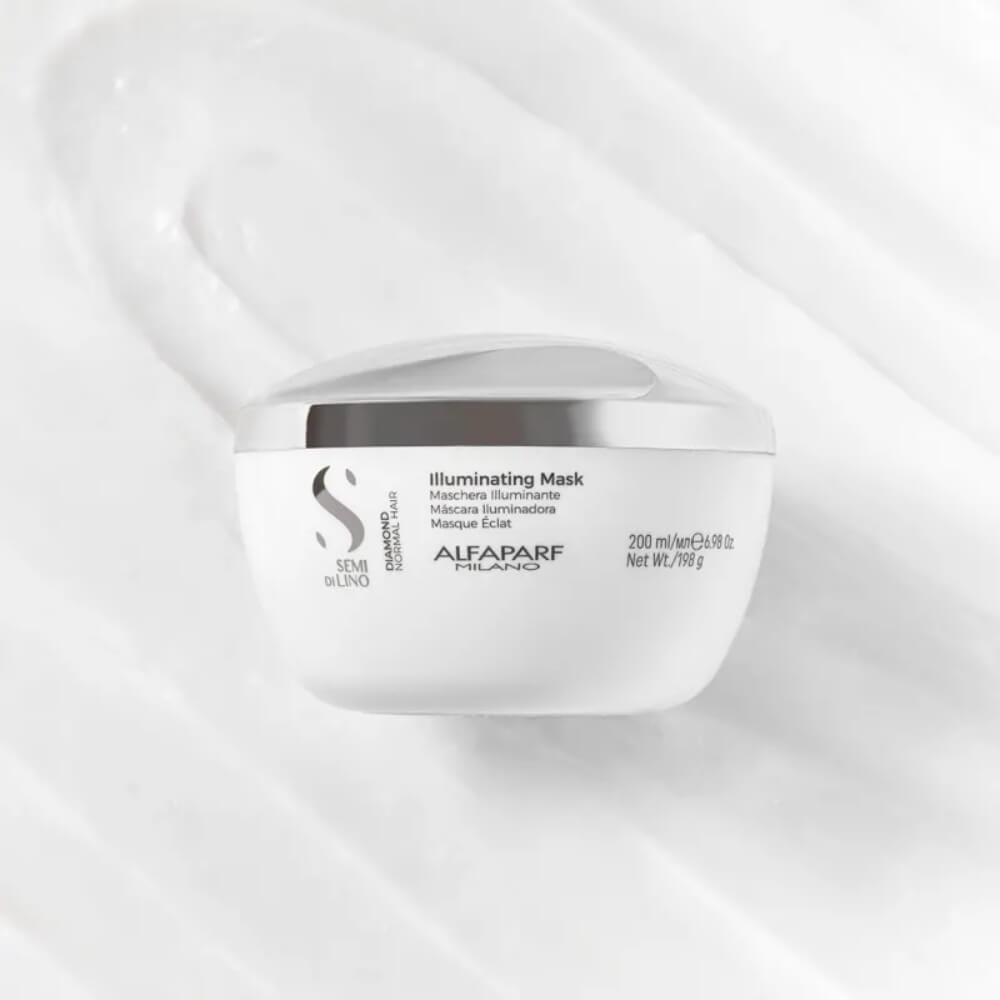 Máscara Alfaparf Semi Di Lino Diamond Illuminating 200 ml