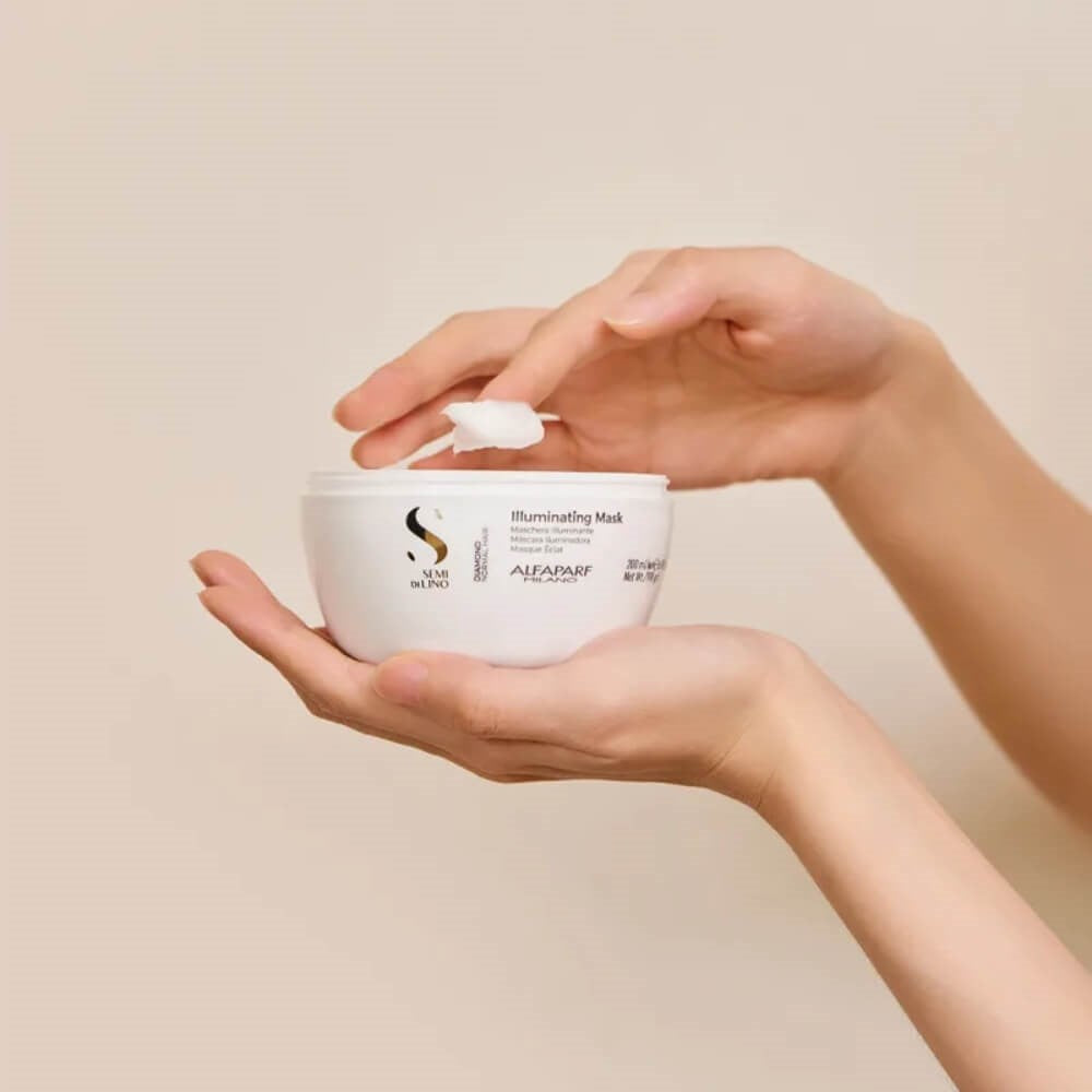 Máscara Alfaparf Semi Di Lino Diamond Illuminating 200 ml