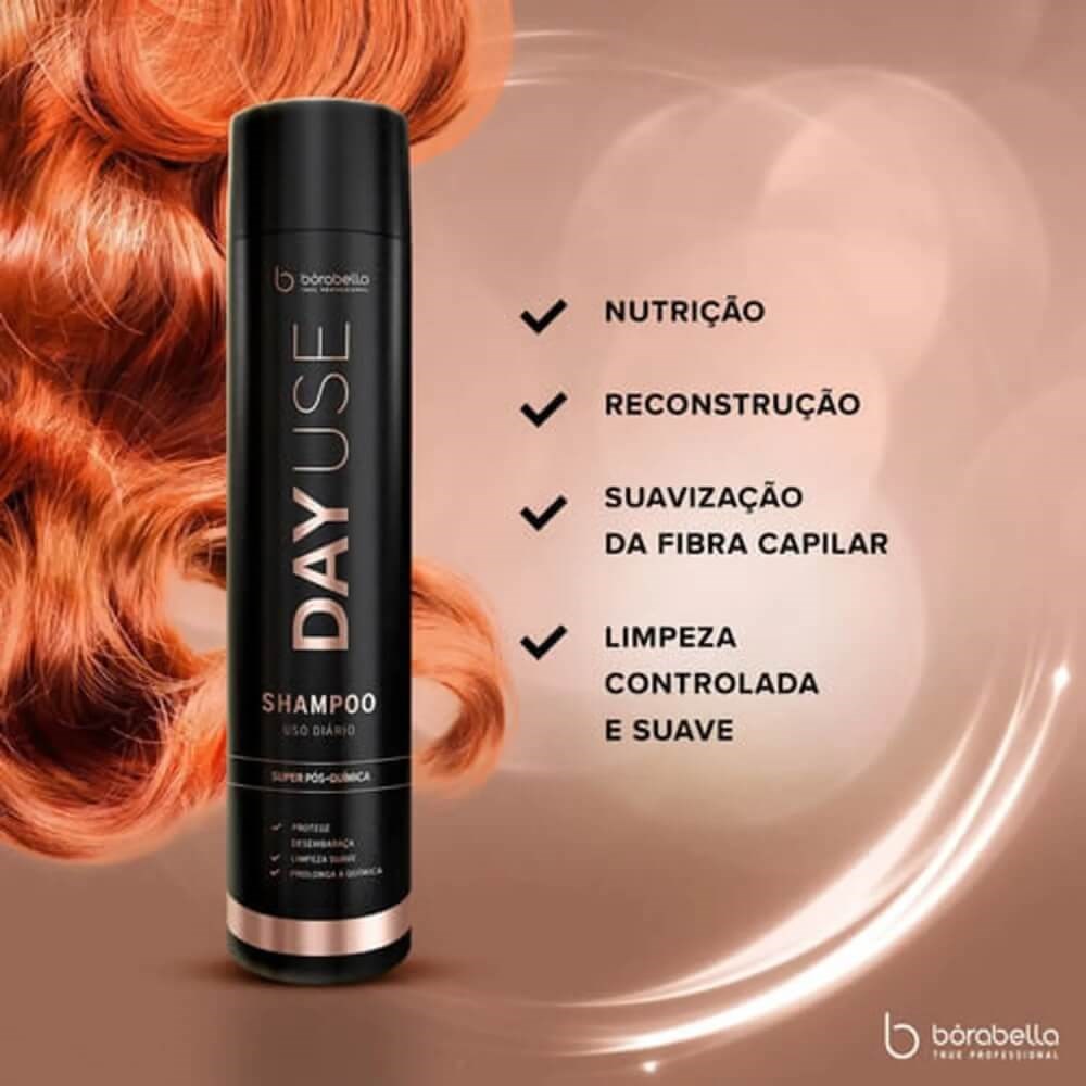Kit Bórabella Day Use Shampoo e Máscara Super Pós-Química 2 x 300 ml
