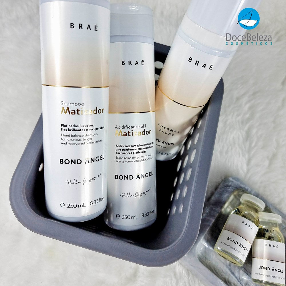 Leave-in Braé Bond Angel Thermal Blond Matizador 200 ml
