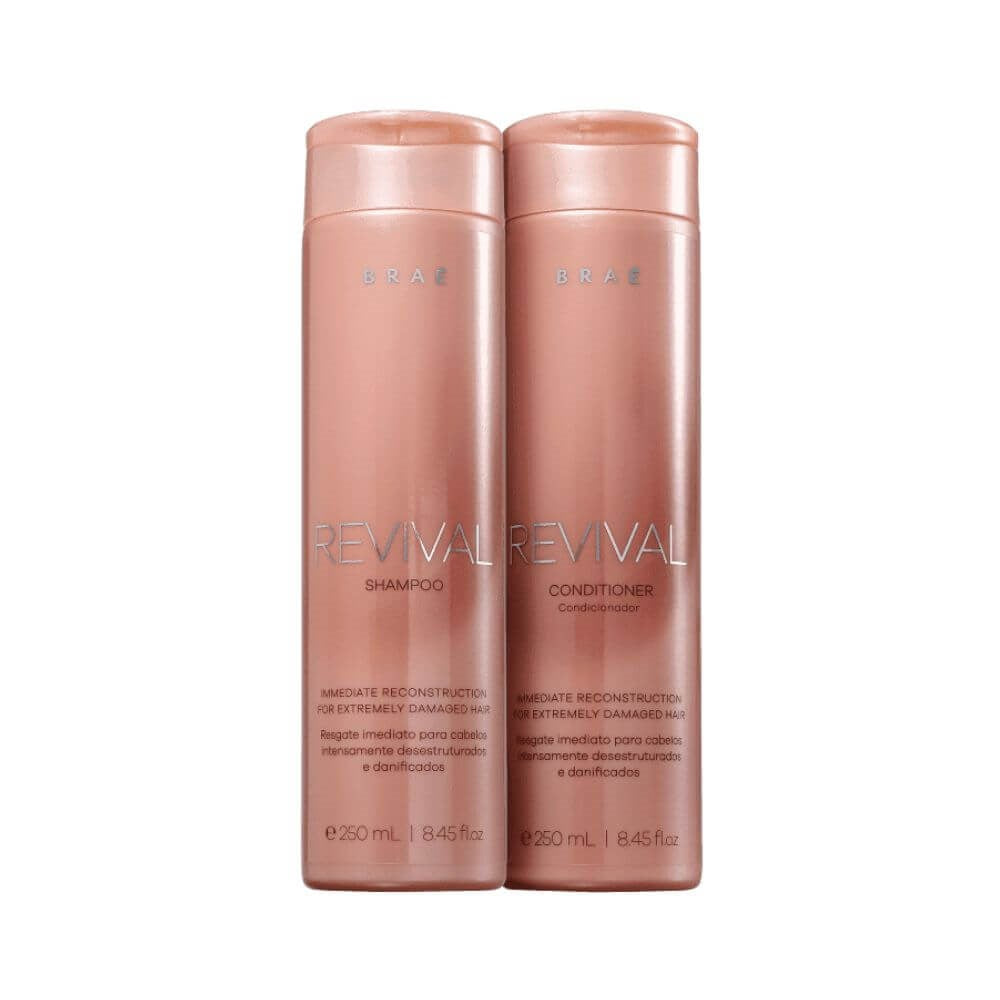 Kit Braé Revival Shampoo 250 ml + Condicionador 250 ml