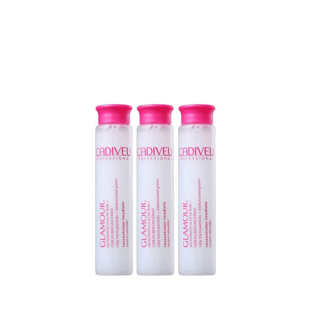Kit Cadiveu Glamour Essentials Ampola Capilar 3 x 15 ml