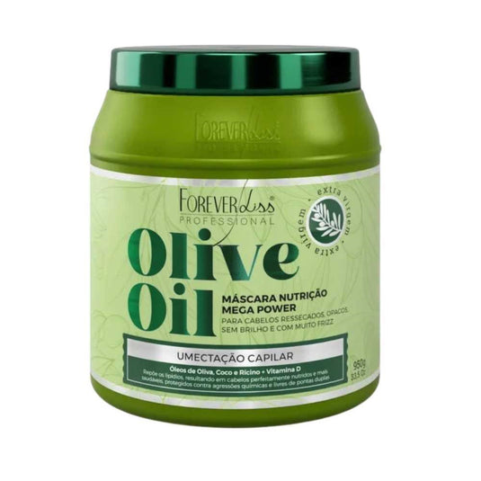 Máscara Forever Liss Olive Oil De Umectação Capilar 950 g