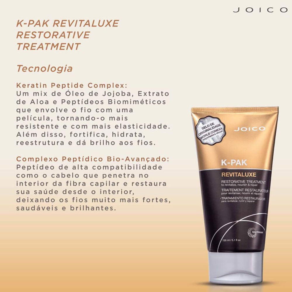 Joico K-PAK Revitaluxe Bio Advance Tratamento Restaurador 150 ml