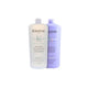 Kit Kérastase Blond Absolu Lumiére Tratamento Shampoo Lumiére 1 Litro + Condicionador Cicaflash 1 Litro