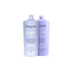 Kit Kérastase Blond Absolu Ultra Violet Tratamento Shampoo 1 Litro + Condicionador Cicaflash 1 Litro