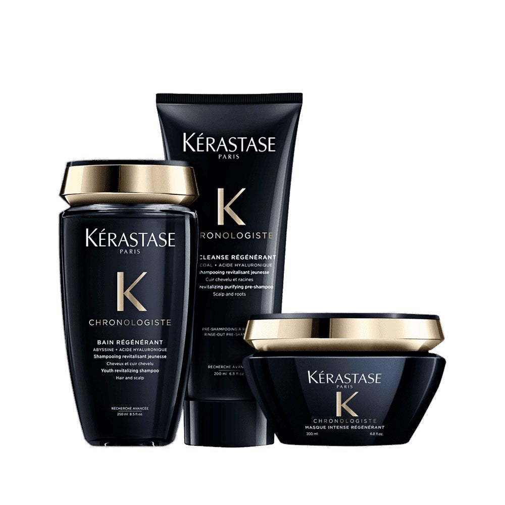 Kit Kérastase Chronologiste Intense Régénérant (Pré-Shampoo + Shampoo + Máscara)