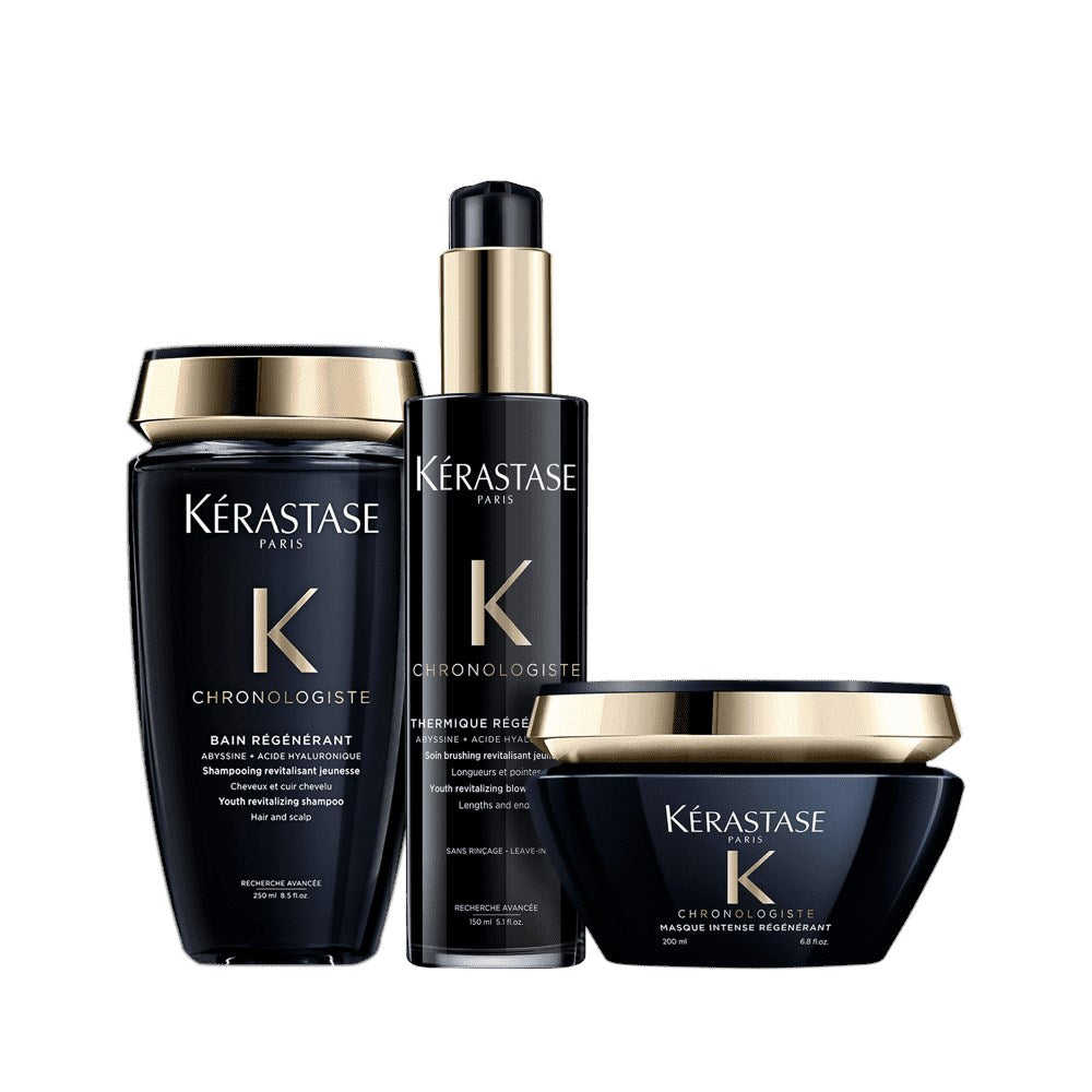 Kit Kérastase Chronologiste Régénérant (Shampoo + Máscara + Leave-in)