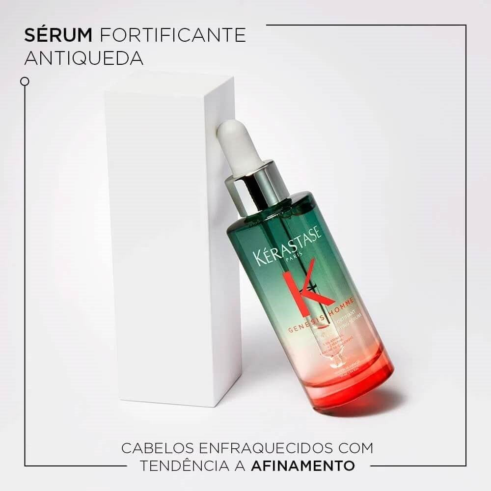 Sérum Kérastase Genesis Homme Anti-Chute Fortifiant Oleo Reparador de Pontas 90 ml