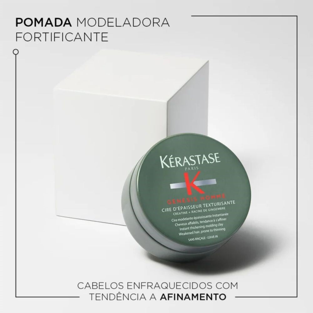 Kérastase Genesis Homme Cera de Fixação Média 75 ml