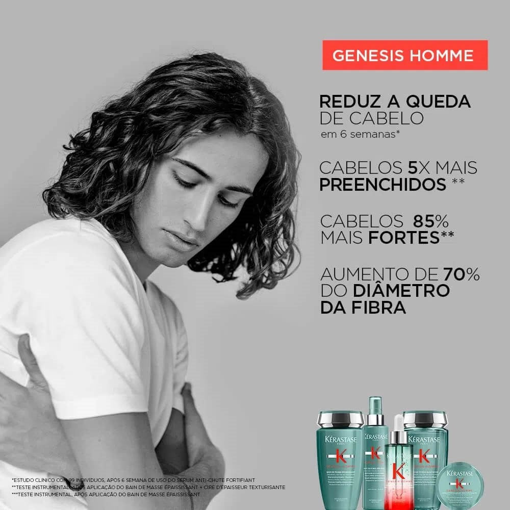 Kérastase Genesis Homme Cera de Fixação Média 75 ml