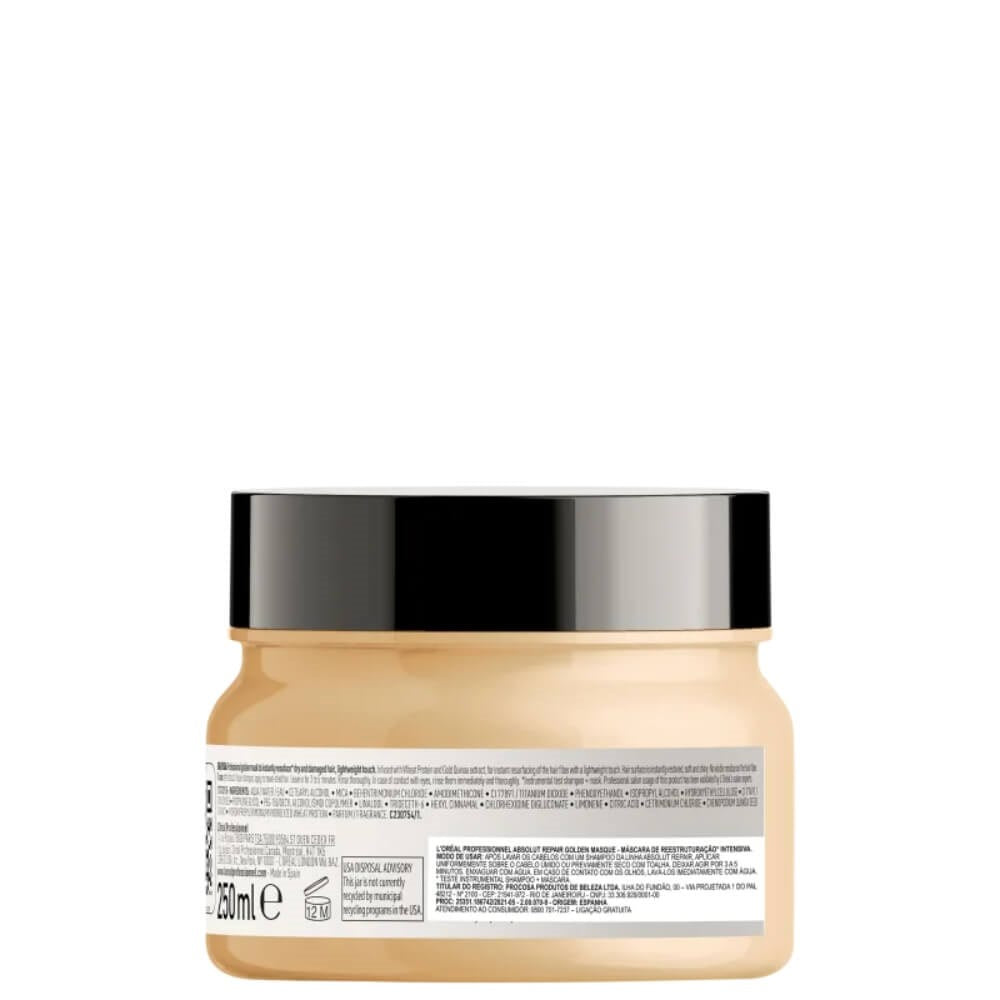 Máscara Loreal Absolut Repair Gold Quinoa Toque Leve 250 g