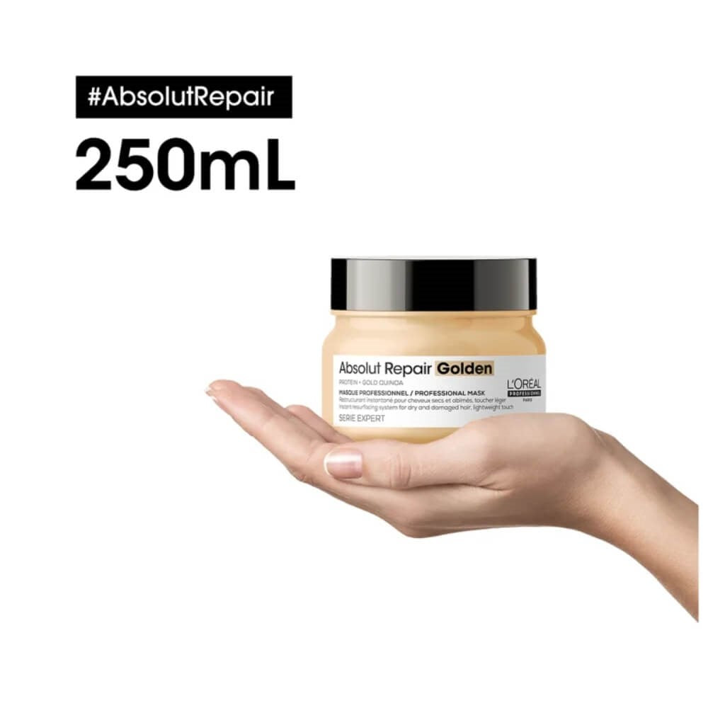 Máscara Loreal Absolut Repair Gold Quinoa Toque Leve 250 g
