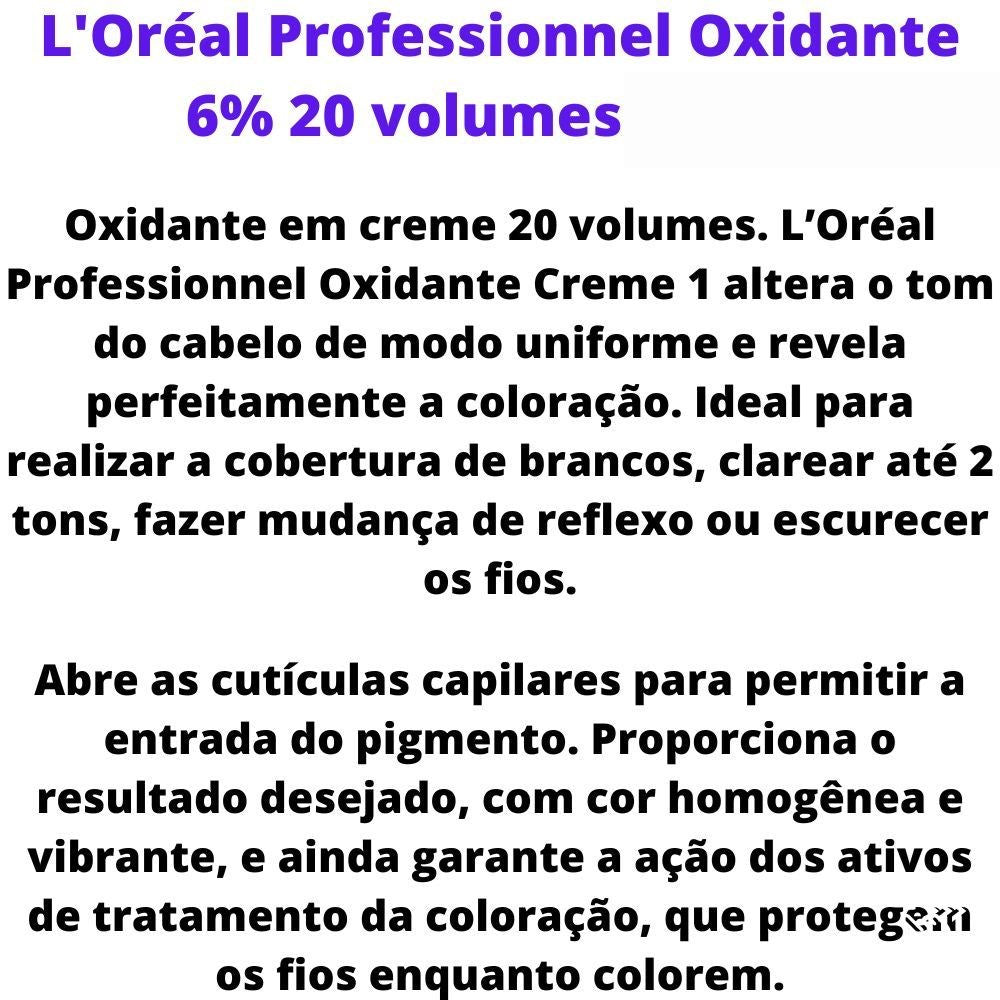 Agua Oxigenada Loreal (20 Volumes 6%) 75 ml