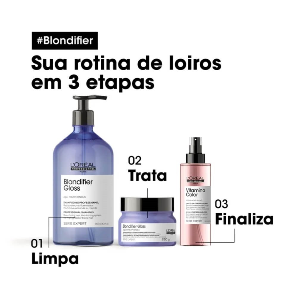 Shampoo Loreal Blondifier Gloss 750 ml