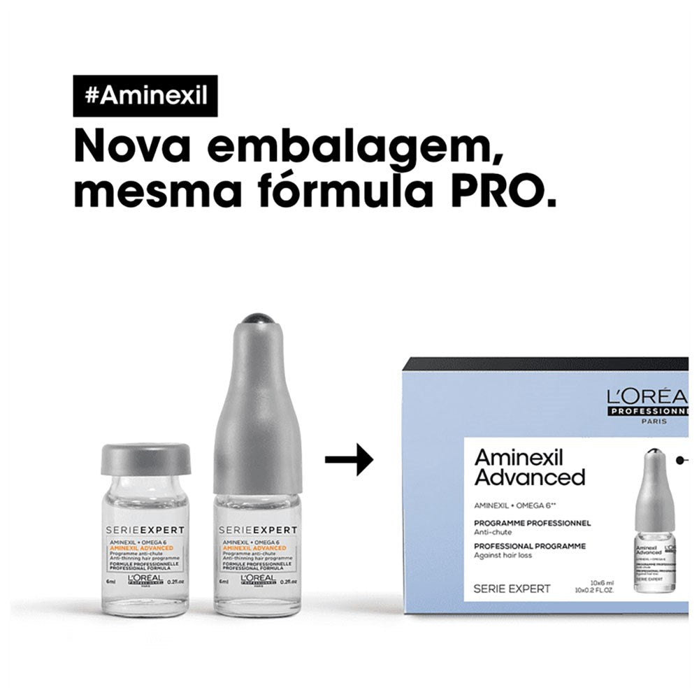 Kit Loreal Aminexil Advanced Ampola (3 x 6 ml)