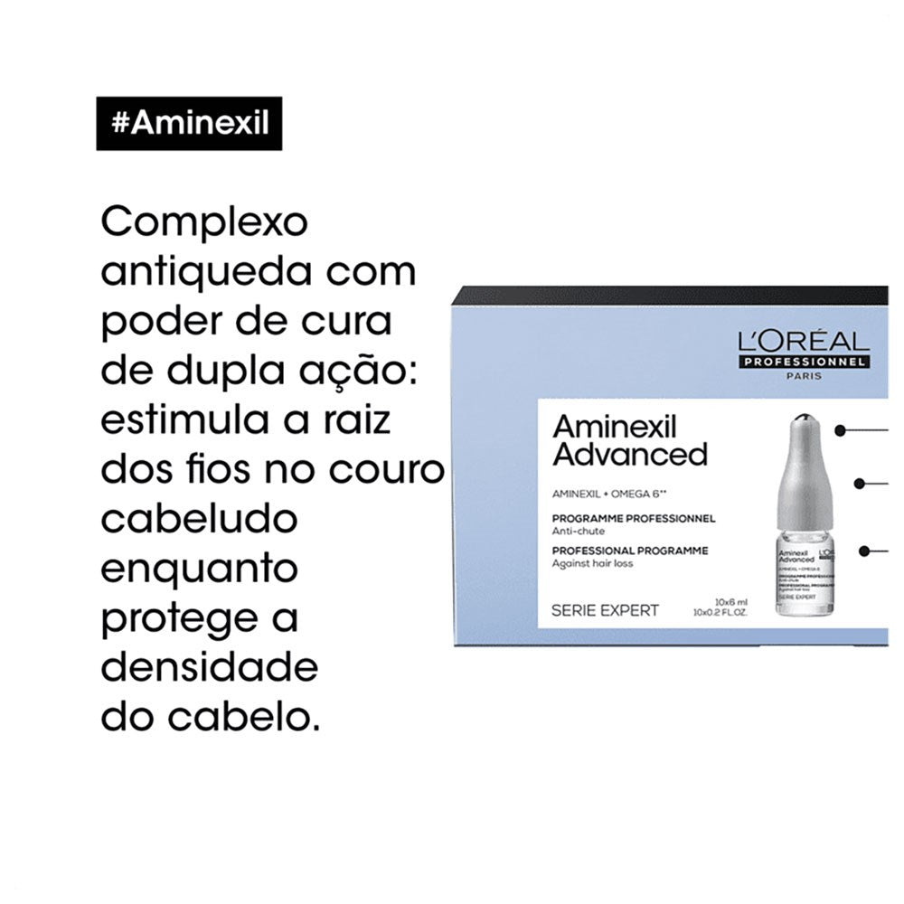 Kit Loreal Aminexil Advanced Ampola (3 x 6 ml)