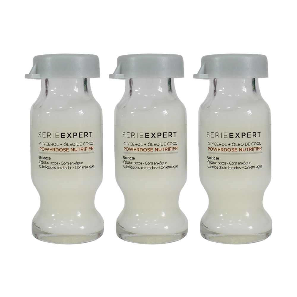 Kit Loreal Nutrifier Powerdose Ampola 3 x 10 ml