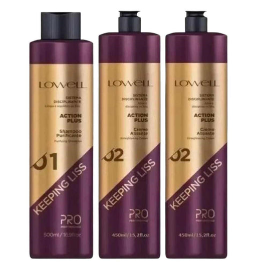 Progressiva Lowell Keeping Liss Kit Sem Formol Action Plus