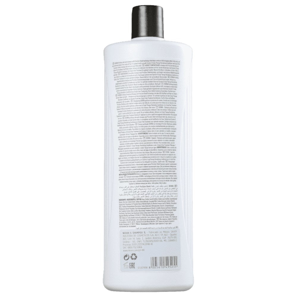 Shampoo Nioxin System 6 Cleanser 1 Litro