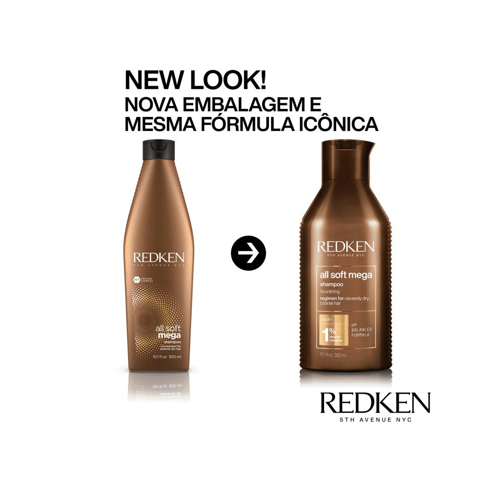 Shampoo Redken All Soft Mega 300 ml