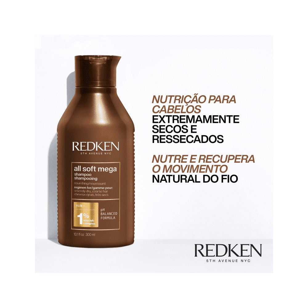 Shampoo Redken All Soft Mega 300 ml