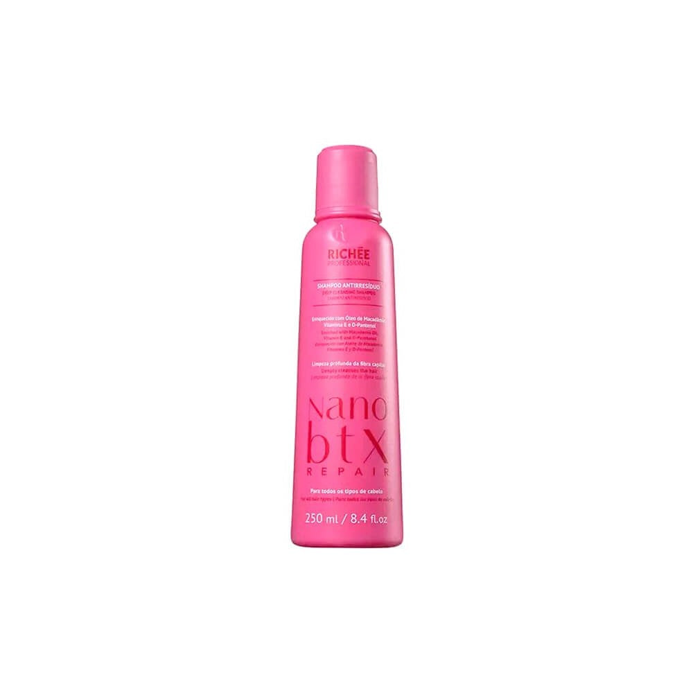 Shampoo Antirresíduo Richée Nano Btx Repair 250 ml