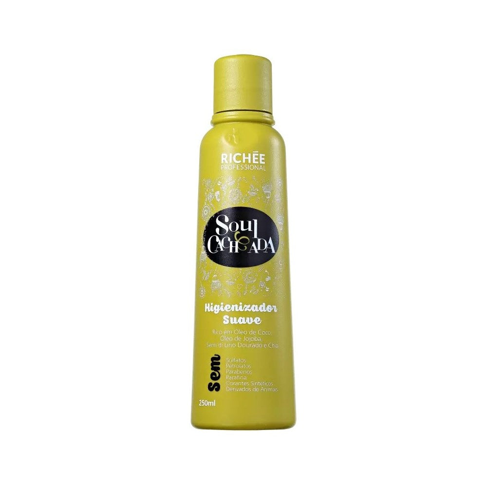 Shampoo Richée Soul Cacheada Higienizador Suave 250 g
