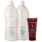 Kit Senscience Silk Moisture Shampoo + Condicionador 1 Litro + Inner Restore Intensif 150 ml