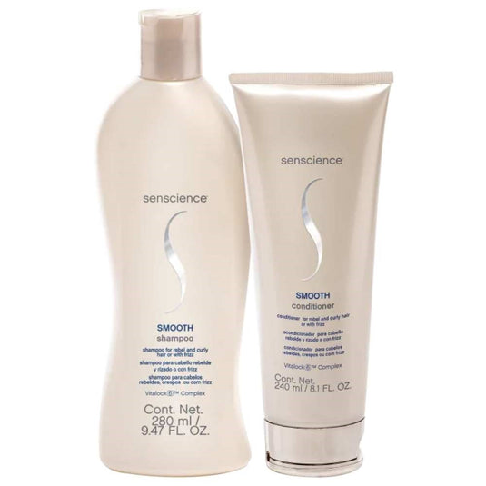 Kit Senscience Smooth Shampoo 280 ml + Condicionador 240 ml
