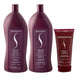 Kit Senscience True Hue Shampoo + Condicionador 1 Litro + Máscara Moisture Lock 150 ml