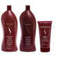 Kit Senscience True Hue Violet Shampoo + Condicionador 1 Litro + Inner Restore Intensif 150 ml