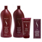 Kit Senscience True Hue Violet Shampoo + Condicionador 1 Litro + Moisture Lock + C.P.R 25 ml