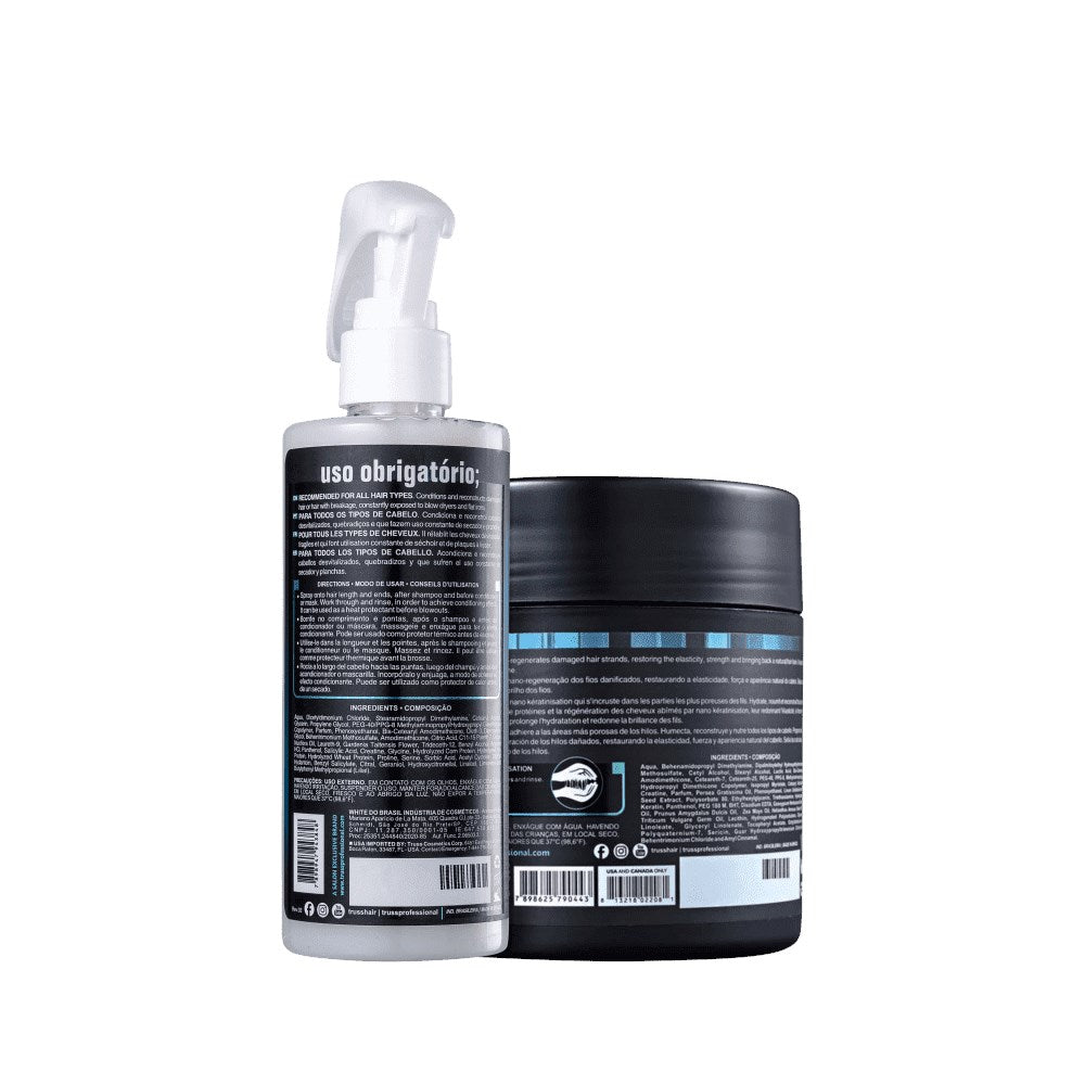 Kit Truss Net Máscara 550 g + Uso Obrigatório 260 ml