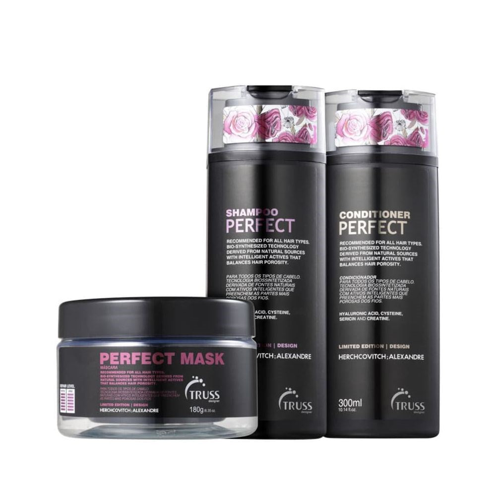 Kit Truss Perfect Shampoo 300 ml + Condicionador 300 ml + Máscara 180 ml