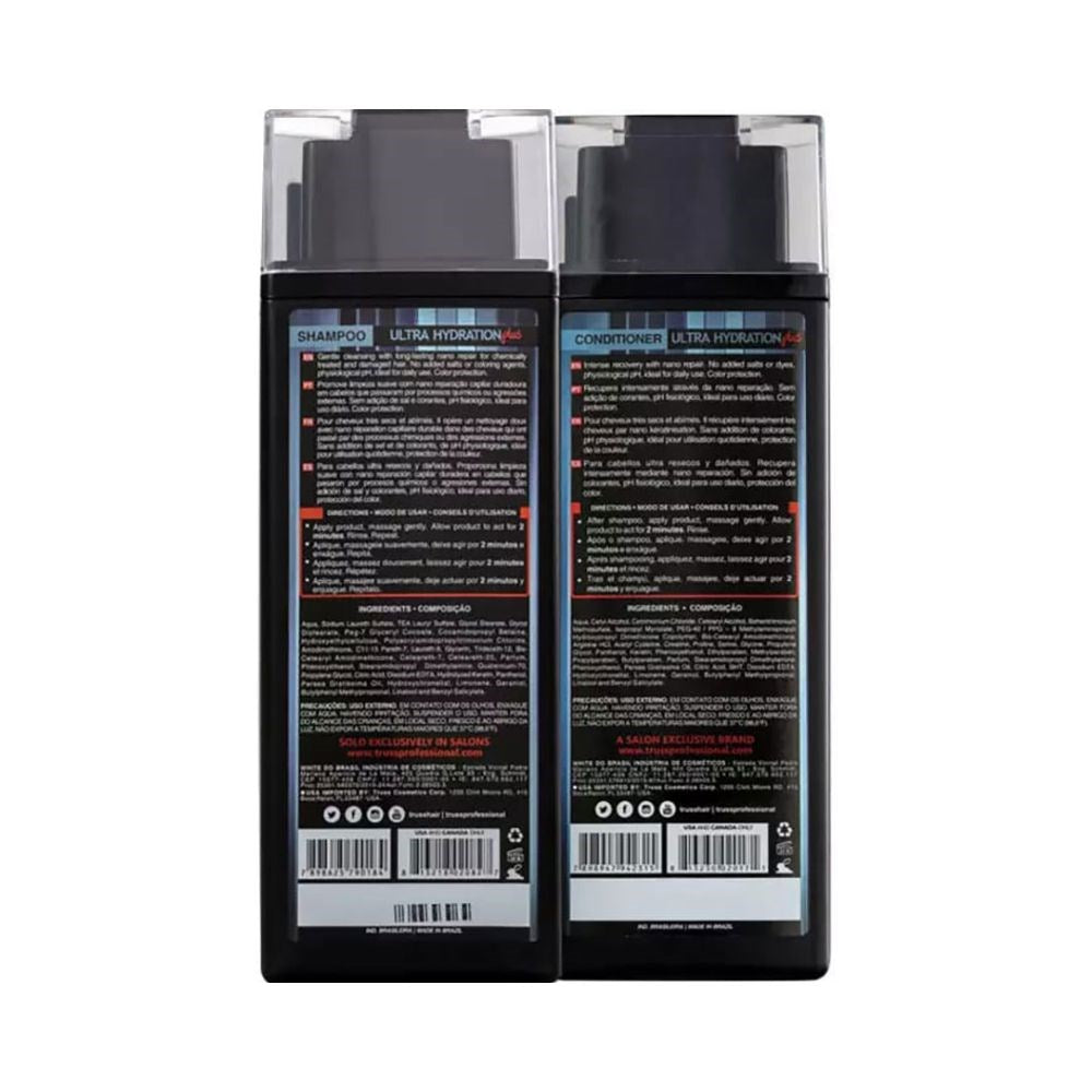 Kit Truss Ultra Hydration Plus Shampoo 300 ml + Condicionador 300 ml
