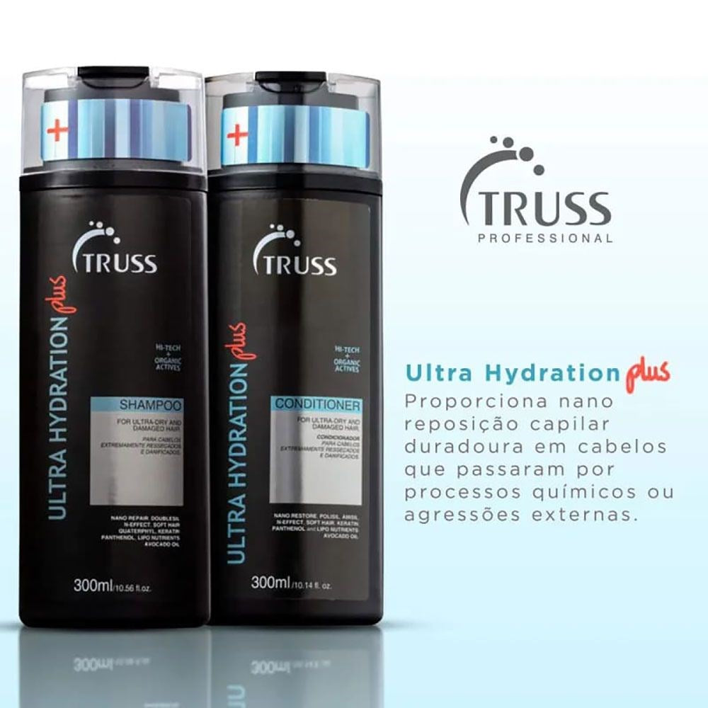 Kit Truss Ultra Hydration Plus Shampoo 300 ml + Condicionador 300 ml
