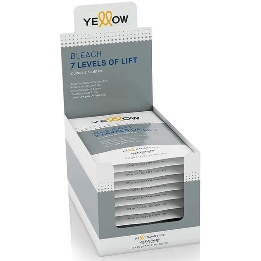 Pó Descolorante Yellow Bleach 7 Levels Of Lift 12x20 g