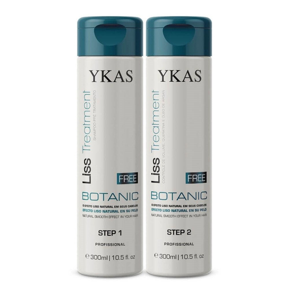 Kit Ykas Botanic Escova Progressiva Formol Free (2 x 300 ml)