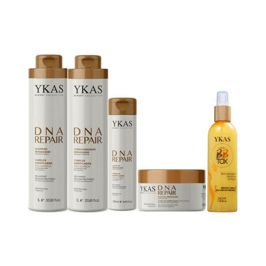 Kit Ykas Dna Repair Completo Grande + Botox Capilar Líquido