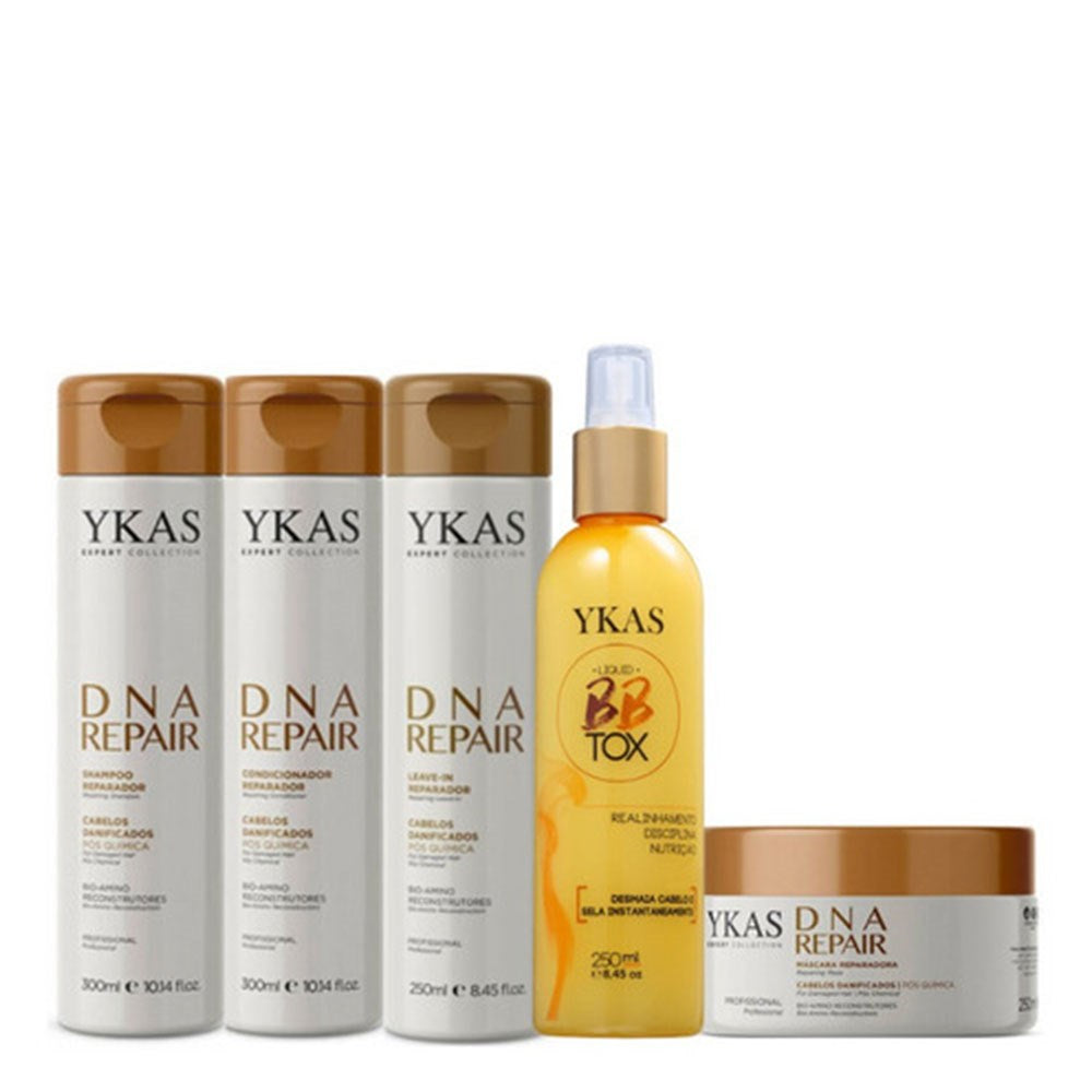 Kit Ykas Dna Repair Completo Pequeno + Botox Capilar Líquido