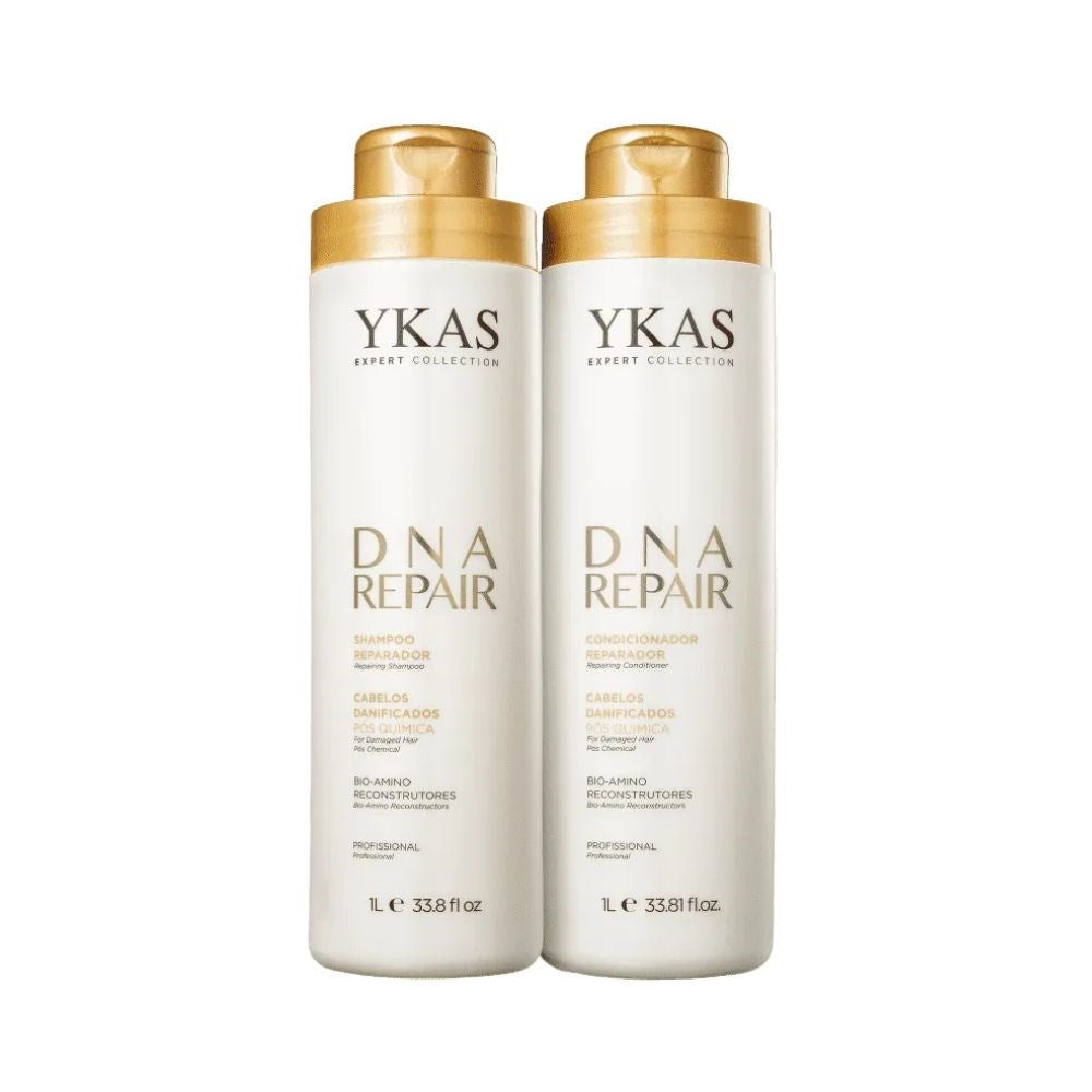 Kit Ykas Dna Repair Shampoo + Condicionador 1 Litro
