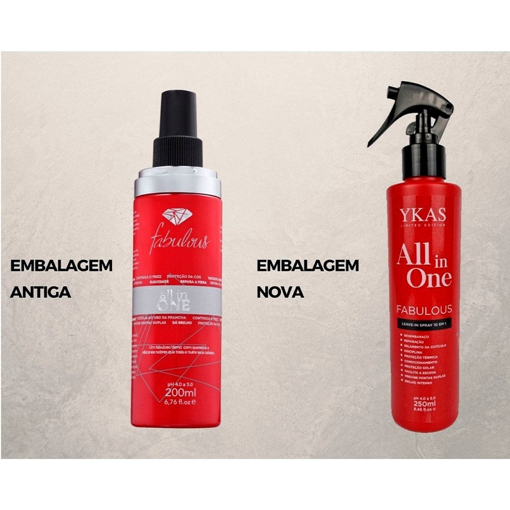 Leave-in Ykas Fabulous Hair All in One Máscara 250 ml