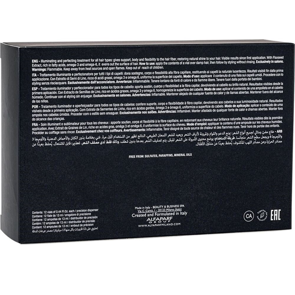 Kit Alfaparf Semi Di Lino Sublime Shine Lotion (Cx 12 x 13 ml)