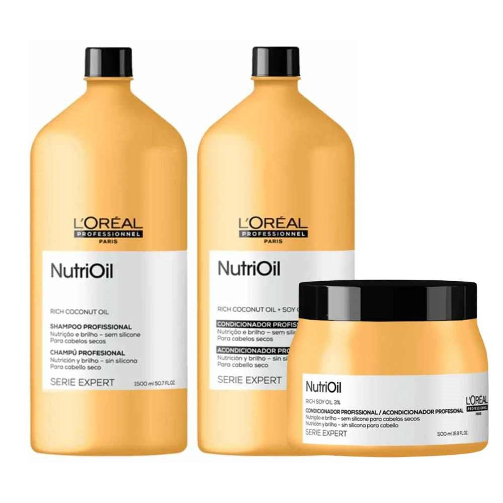 Kit Loreal NutriOil Trio Profissional