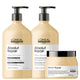 Kit Loreal Absolut Repair Gold Quinoa Shampoo 750 ml + Condicionador 750 ml + Máscara 500 g